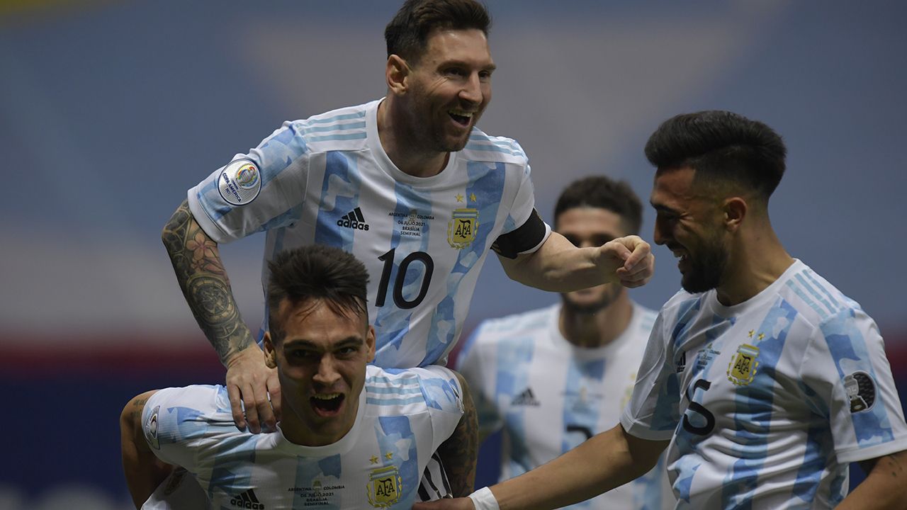 Arjantin, Kolombiya karşısında erken 1-0 öne geçtiği için Messi Lautaro Martínez’i kurdu
