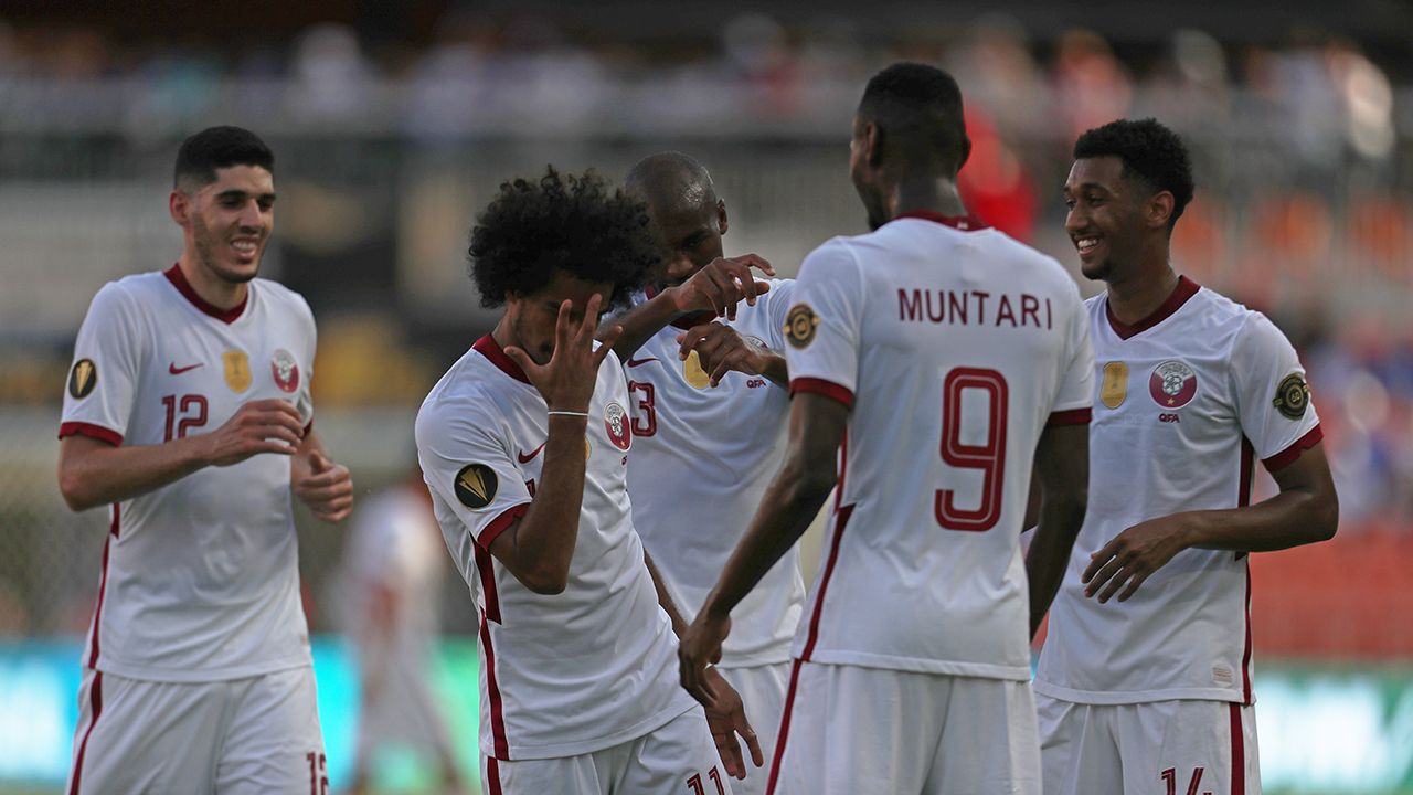 Akram Afif, Katar’ın 11 dakikada attığı ikinci golle Grenada’yı 2-0 mağlup etti.