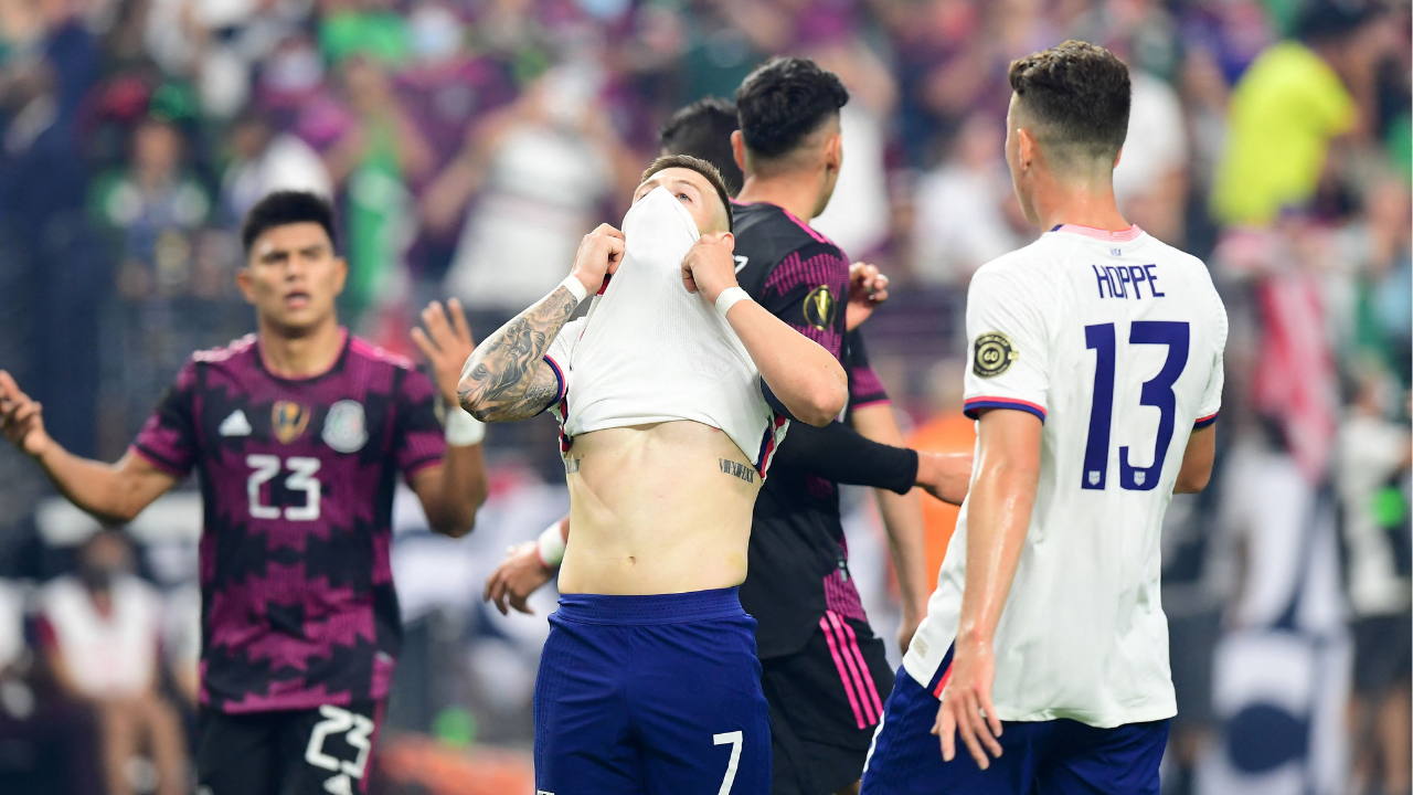 USMNT ve Meksika, 2021 Altın Kupa Finalinde, ilk yarının ardından 0-0 seviyesinde takas şansları