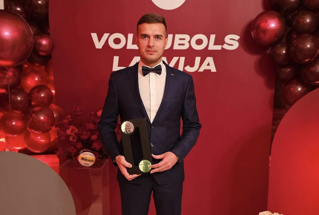 Andrejs Filipavičs Letonya’da Yılın Oturan Voleybol Oyuncusu ödülünü kazandı