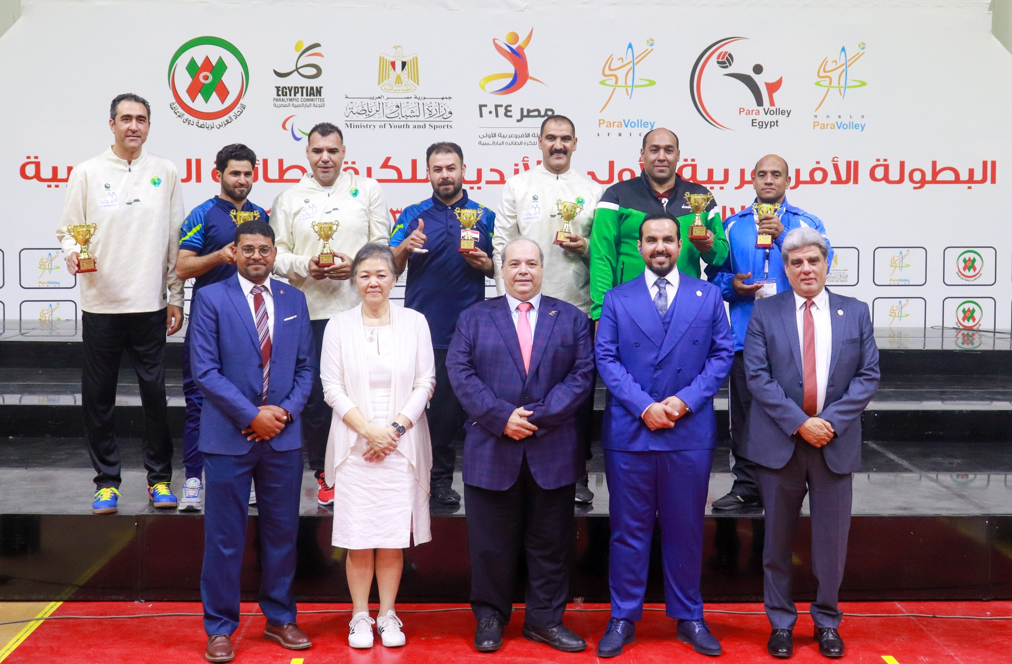 İlk Afro-Arap Oturmalı Voleybol Kulübü Şampiyonasına ziyaret